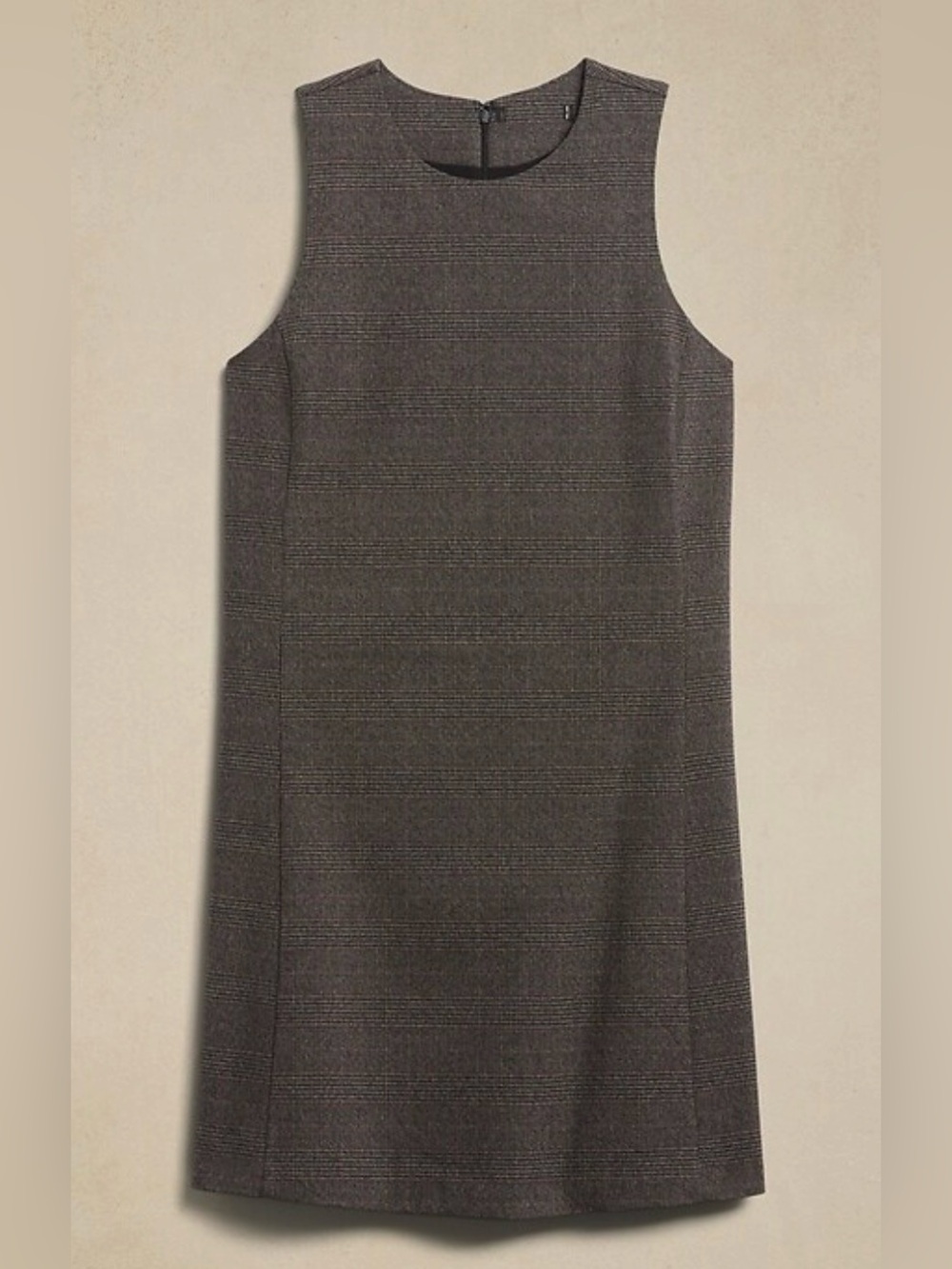 Banana Republic Plaid Flannel Mini Shift Dress, size 4
